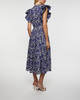 Ulla Johnson Klänning Kairi Flutter Sleeve Midi  Blå US 4 ( EUR 36)