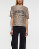 Ganni T-Shirt Graphic Wool Mix Leopard Leopard XS