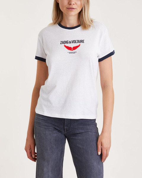 T-Shirt Zoe ZV Wings Liberte Vit 1