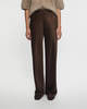 Vince Trousers high waist fluid satin bias  Espresso L