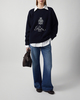 Ritz Paris x Frame Sweater Ritz Unisex Cashmere  Navy XS