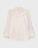 Zimmermann Blus Lace Billow Creme 0 (XS-S)