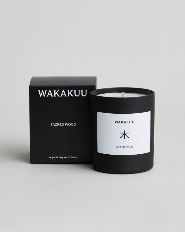 Wakakuu Candle Rosewood & Velvet Svart ONESIZE