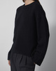 Wakakuu Icons Striktrøje Cashmere Wool R-neck Black S