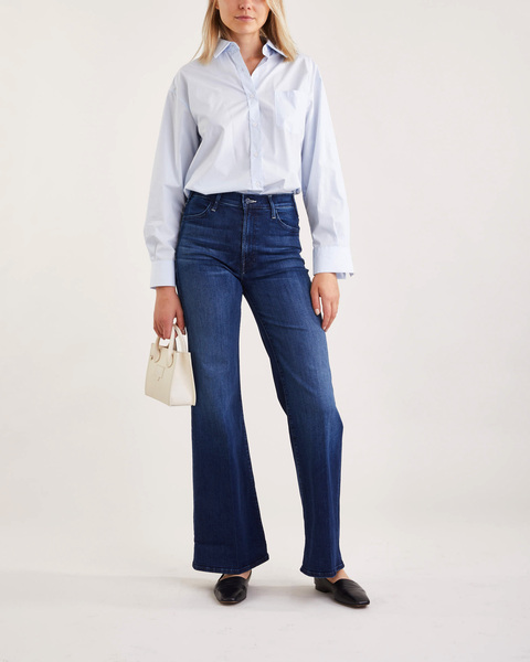 Jeans The Hustler Roller Sneak Mörkblå 1