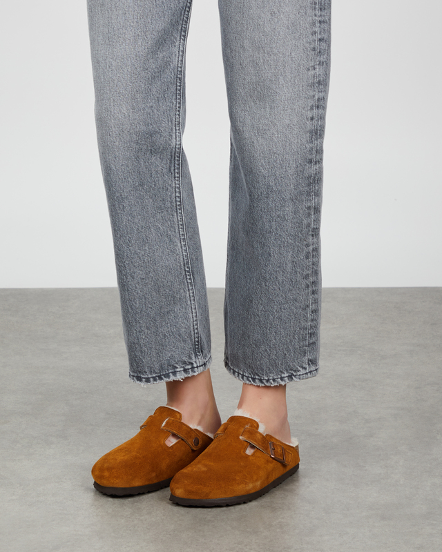 Birkenstock Tofflor Boston Fur Mink EUR 37