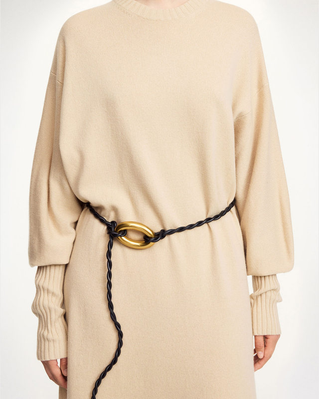 By Malene Birger Belt Ova Small Black ONESIZE