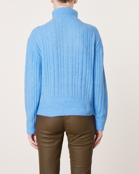 Sweater AlphaGZ R zipper pullover Ljusblå 2