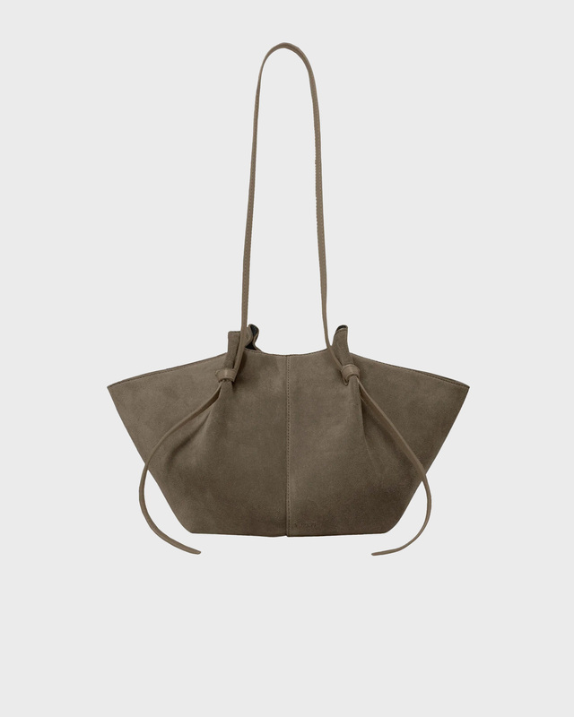 YUZEFI Mochi Suede Bag  Taupe ONESIZE
