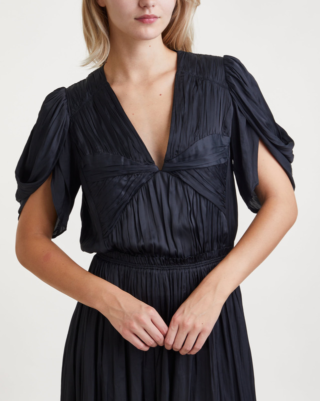 Zadig & Voltaire Klänning Reina Satin  Svart XS
