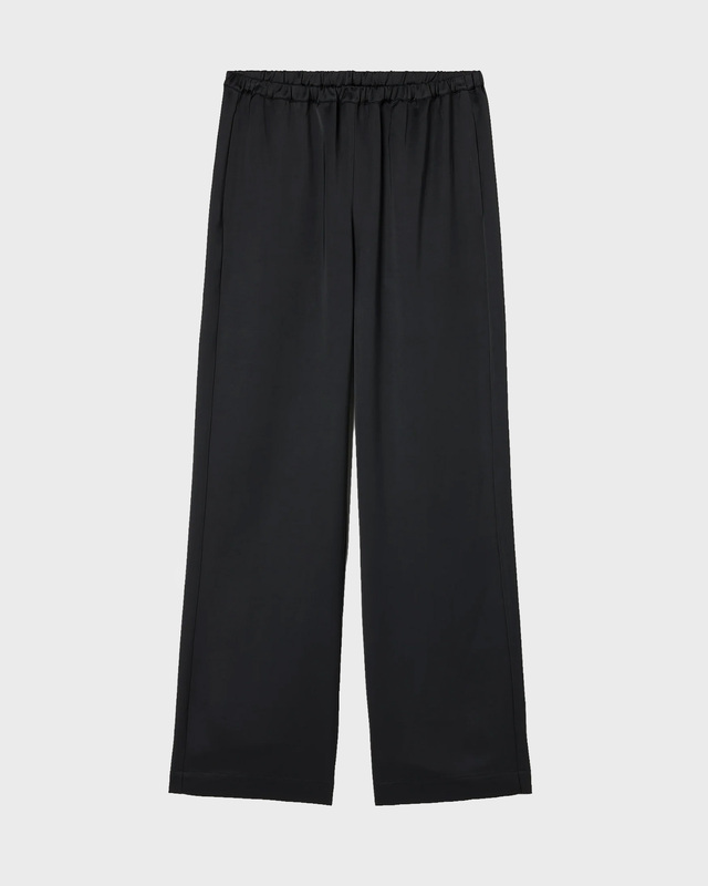 RÓHE Bukser Relaxed Fit Satin Black 38