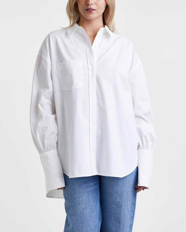 Anine Bing Shirt Maxine White L