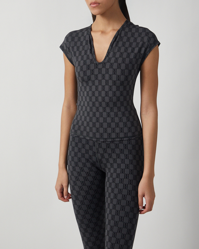 By Malene Birger Top Venazia Athletic  Monogram print XS