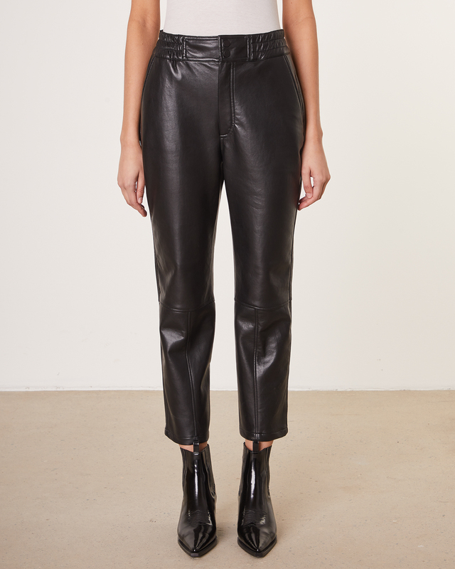 Rodebjer - Leather Pant Satine | WAKAKUU