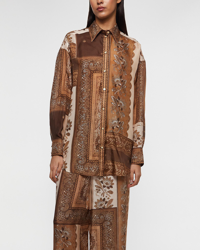 Zimmermann Skjorta Lucky Manstyle Chocolate 1 (S-M)