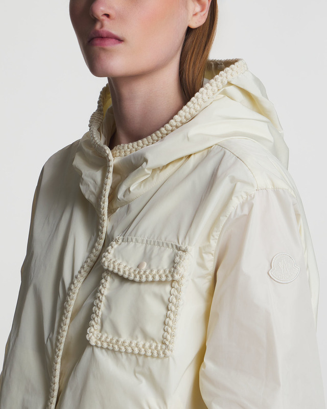 Moncler Jacket Dardano Giubbotto Offwhite MONCLER 1 (S)