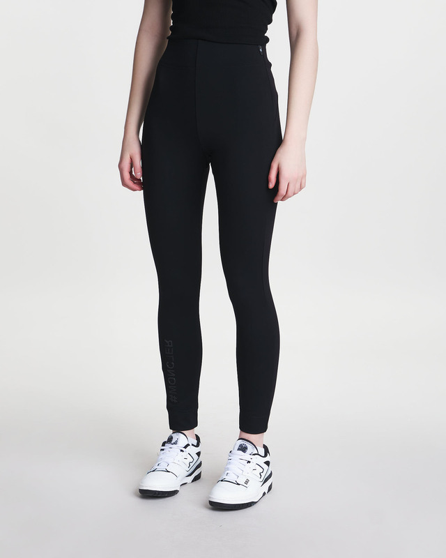 Moncler Grenoble Leggings Jersey Logo Black L