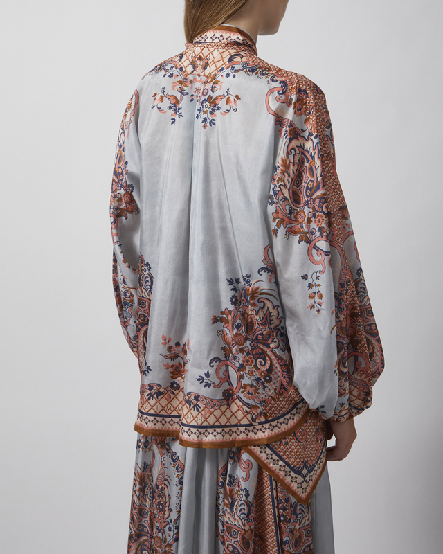 Zimmermann Blouse Aster Tie Neck 2 (M-L)