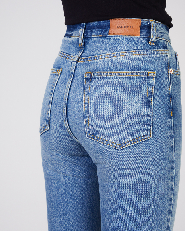 Ragdoll LA Jeans Five Pocket Flare Denim  Denim 28