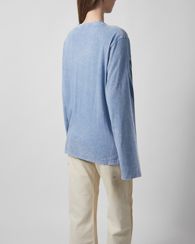 Acne Studios T-shirt Logo Relaxed Fit Dusty blue XS