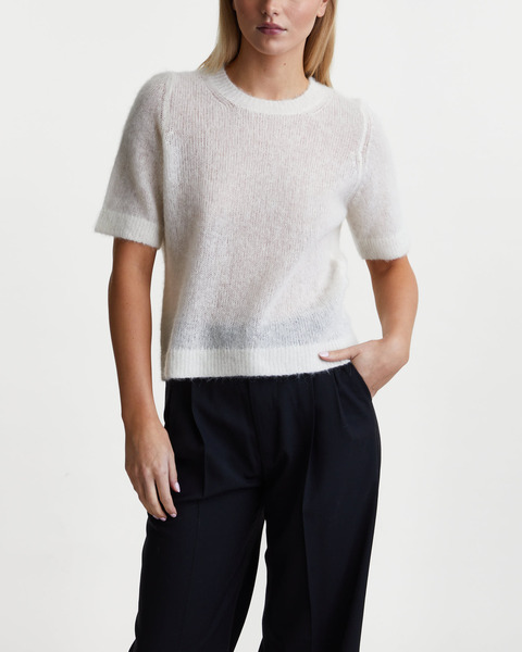 Sweater Top Brushed Alpaca Offwhite 2