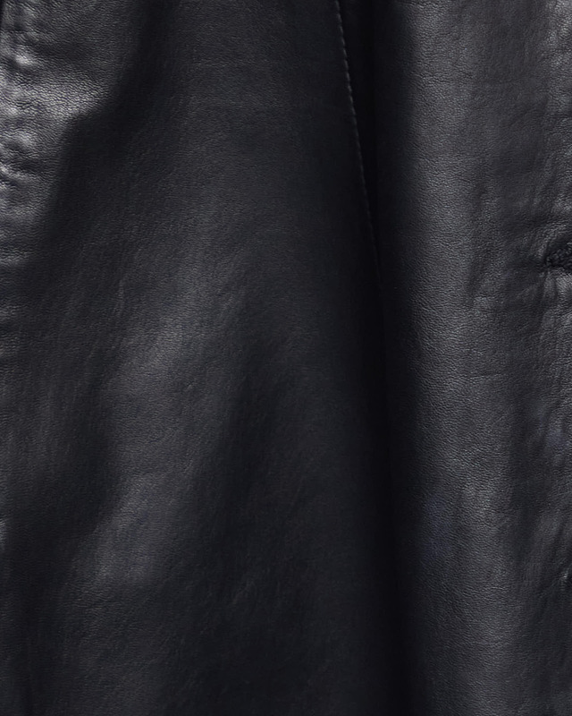 ROTATE Birger Christensen Skirt Buttoned Leather Black 40