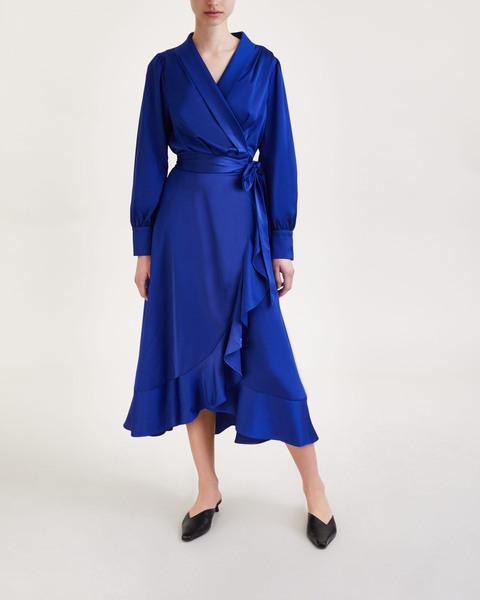 Dress Iza Midi Blå 1
