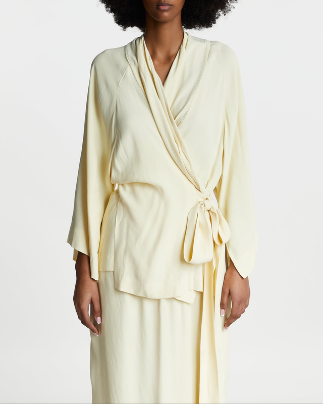 Rodebjer Blouse Tennessee Cape Gul L