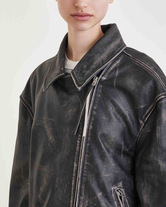 Acne Studios Jacket FN-WN-LEAT000236 Black 38