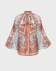 Zimmermann Blouse Aster Tie Neck 2 (M-L)