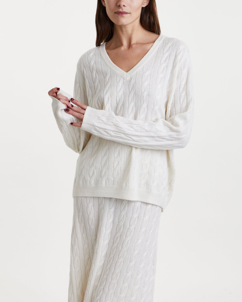 Tröja Maie Cashmere Offwhite 1