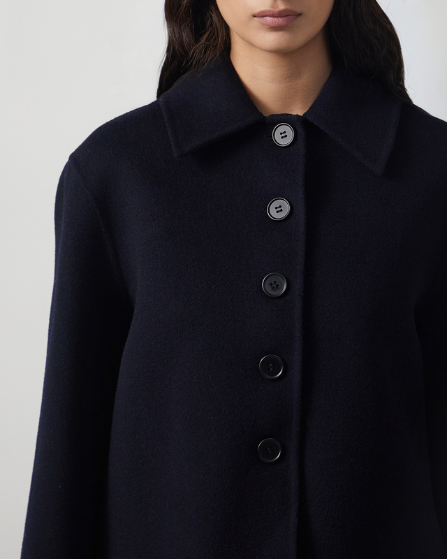 Wakakuu Icons Jacket Crop Wool Navy XL