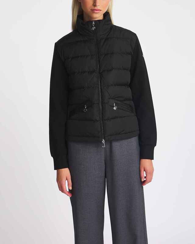 Moncler Zip Up Cardigan  Svart L