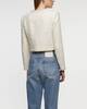 Self-Portrait Jacket Cream Bouclé Pearl Trim Creme UK 6 (EUR 34)