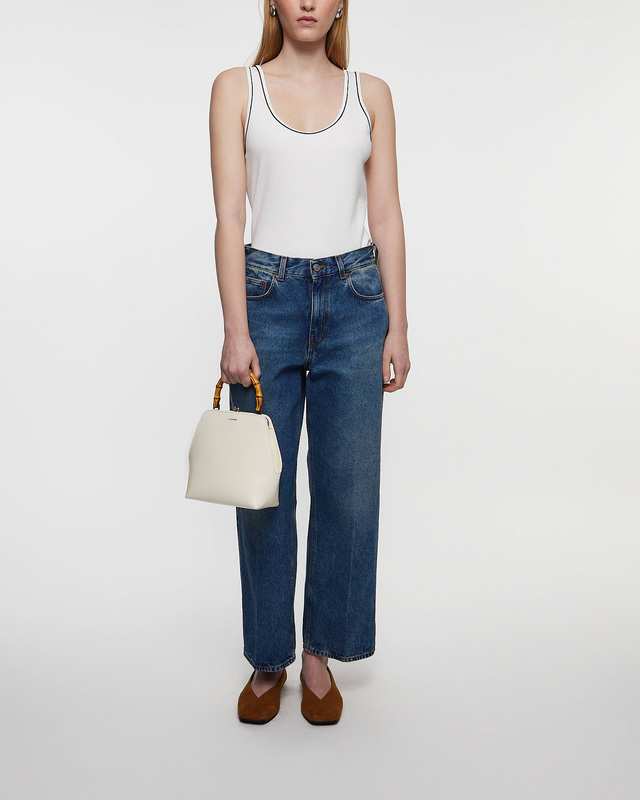 Theory Topp Scoop Neck Tank Ivory XS