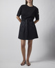 Moncler Kjole Belted Cotton Mini Black S
