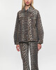 Ganni Jacket Leopard Print Denim Leopard 40