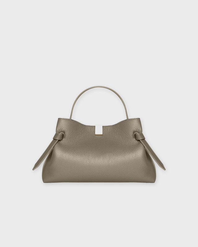 YUZEFI Bag Gyoza Pebble Grain Leather Taupe ONESIZE