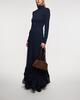 ROTATE Birger Christensen Klänning Chiffon Maxi Ruffle  Blå 34