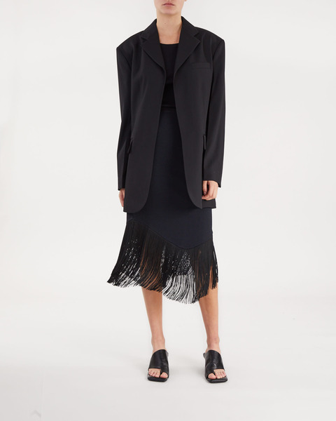Skirt Fringes Svart 2