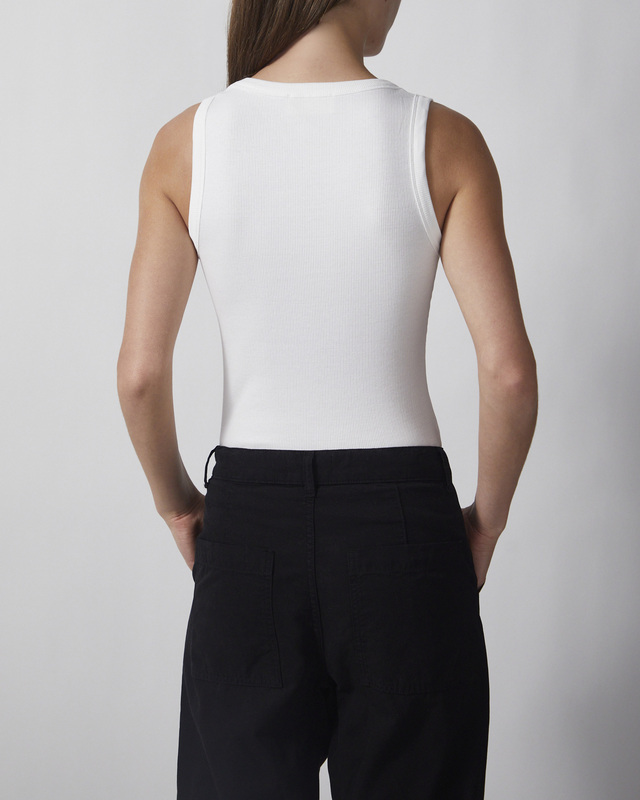 Wakakuu Icons Top Biarritz Rib Tank White S
