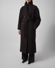 Dagmar Coat relaxed wool  Chocolate 42