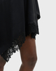 Malina Miniklänning Norea Lace Hem Satin Mini Black 36