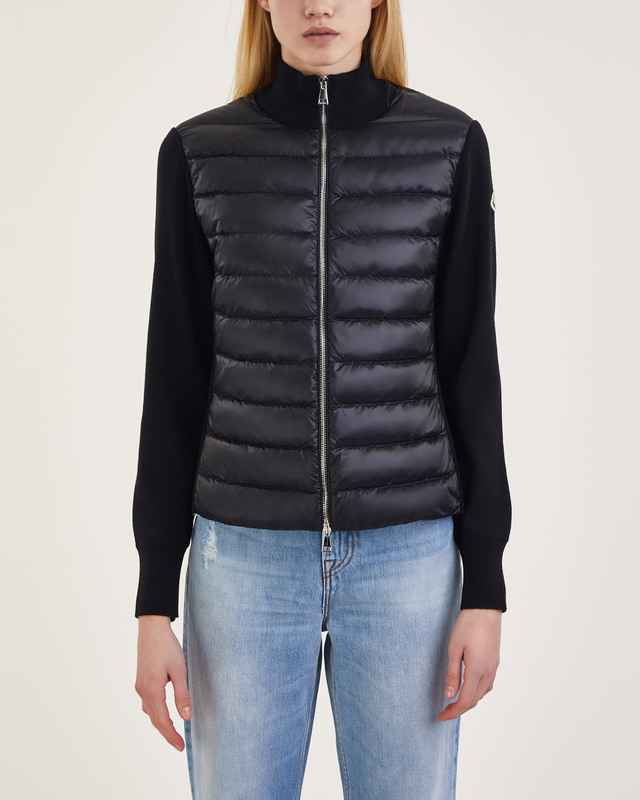 Moncler Cardigan Tricot Svart M