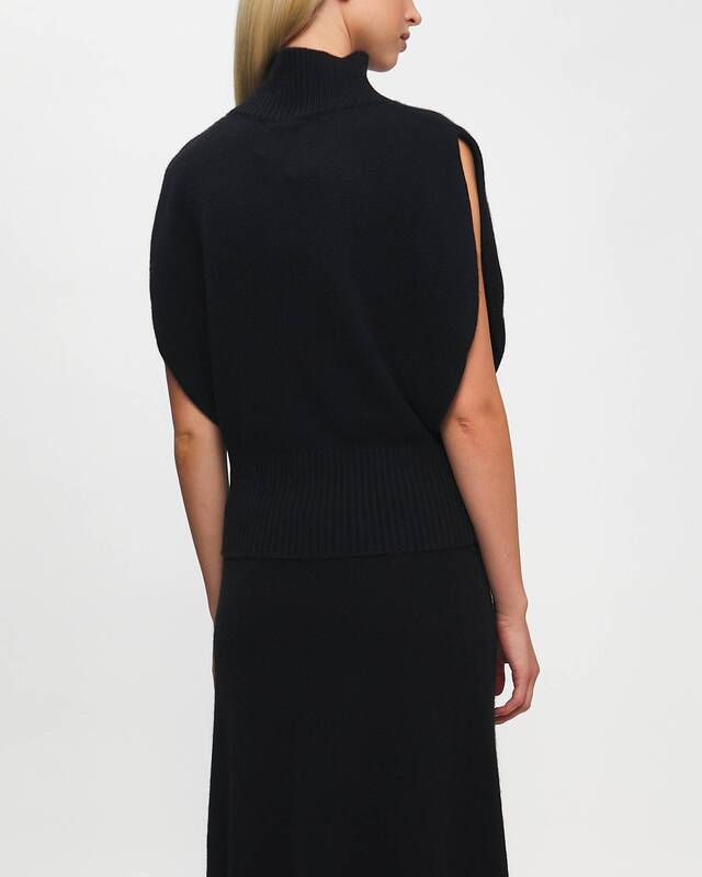 LISA YANG Top Zaya Cashmere Svart 1 (S-M)