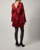 Malina Dress Elna Bow Mini Röd 34