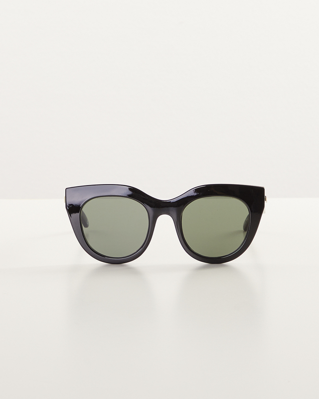 Le Specs Sunglasses Air Heart Svart/guld ONESIZE