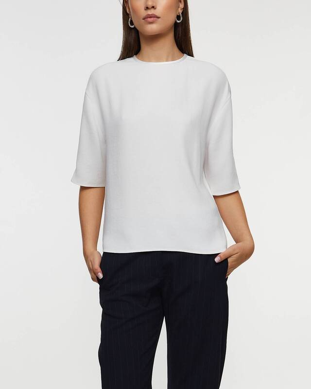 Vince T-shirt Dolman Elbow Slv Offwhite M