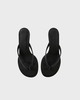 Teurn Studios Sandaler Kitten Heel Flip Flops Svart EUR 39