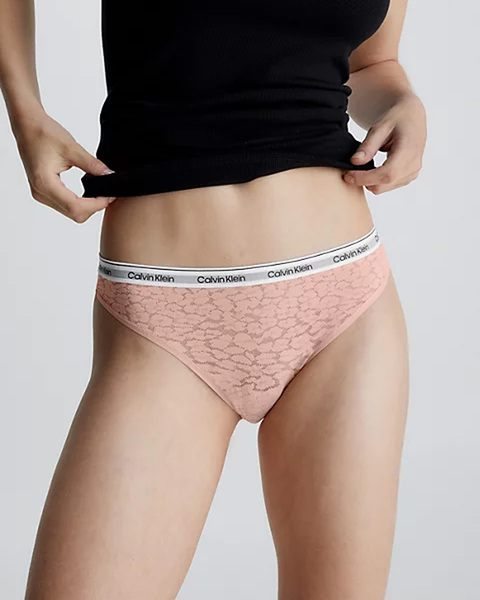 Trosor Modern Lace Thong  Ljusrosa 2